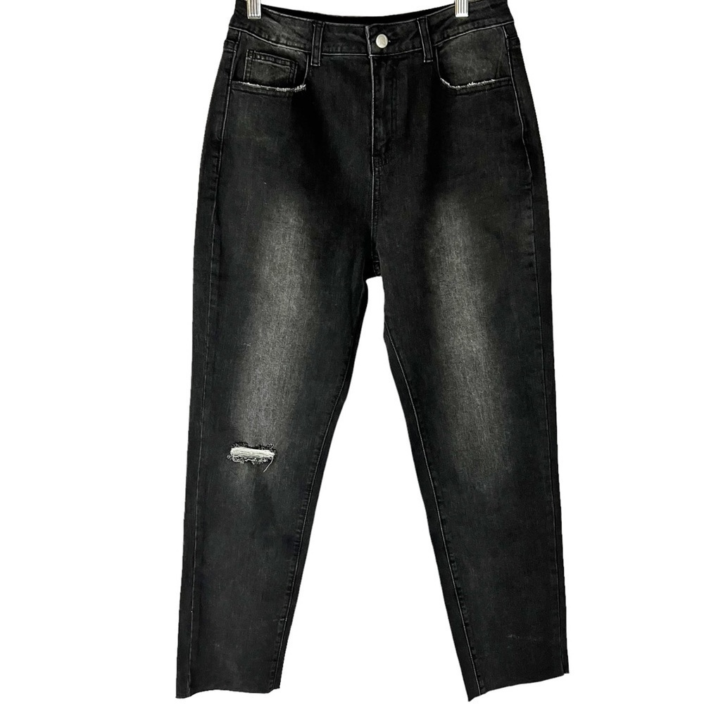NWT Kittenish‎ Black Denim High Rise Goth Jeans